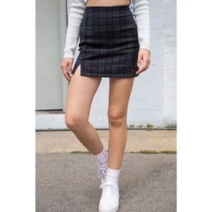 Brandy Melville Cara Plaid Skirt